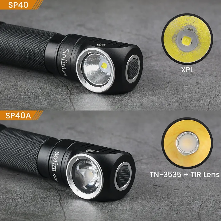 sofirn　LED　ヘッドライト　18650　電池サービス致します(^o^)／ Sofirn SP40A 1200 Lumens Rechargeable LED Headlamp