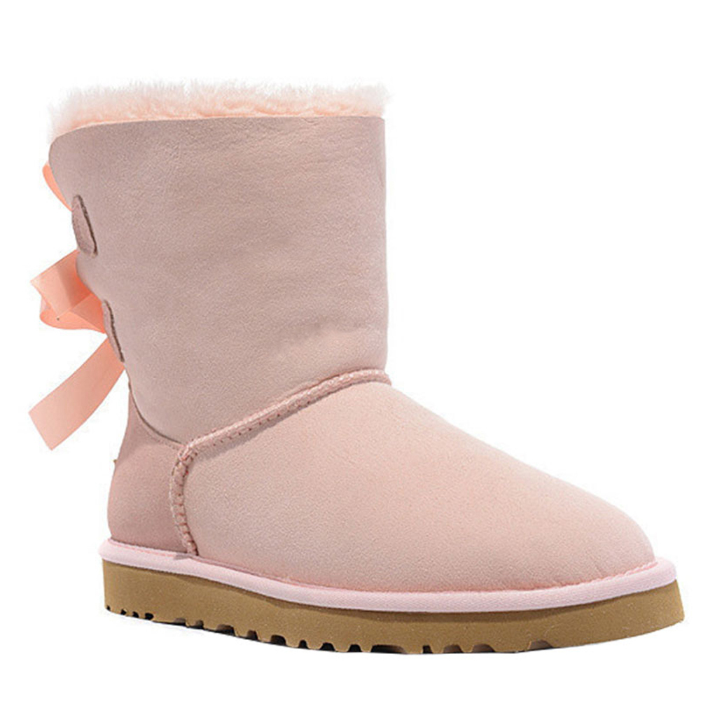 Women's Winter Ankle Snow Boots Pink-vocosishoes