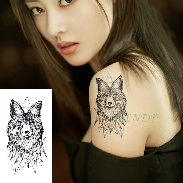 Waterproof Temporary Tattoo sticker Golden Fish tatto Sleeves Water Transfer fake tatoo 10.5*6 cm for kids adults