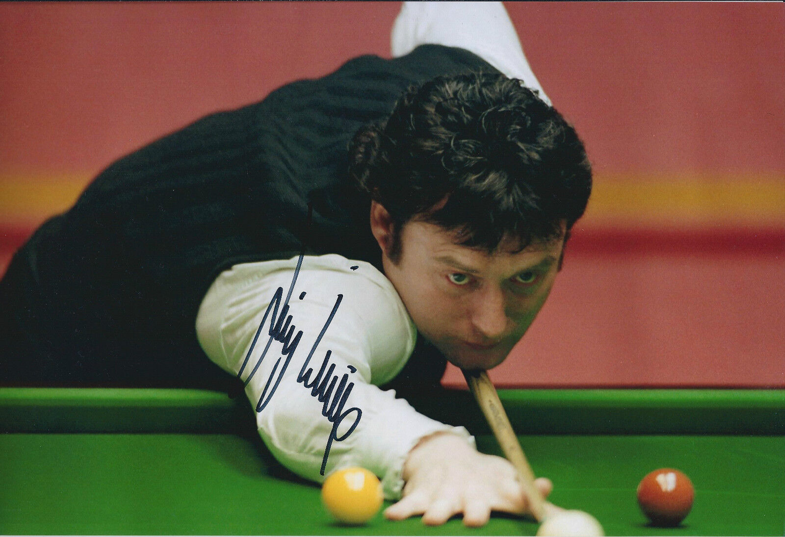 Jimmy WHITE SIGNED 12x8 Photo Poster painting Autograph COA AFTAL SNOOKER World Seniors Champion