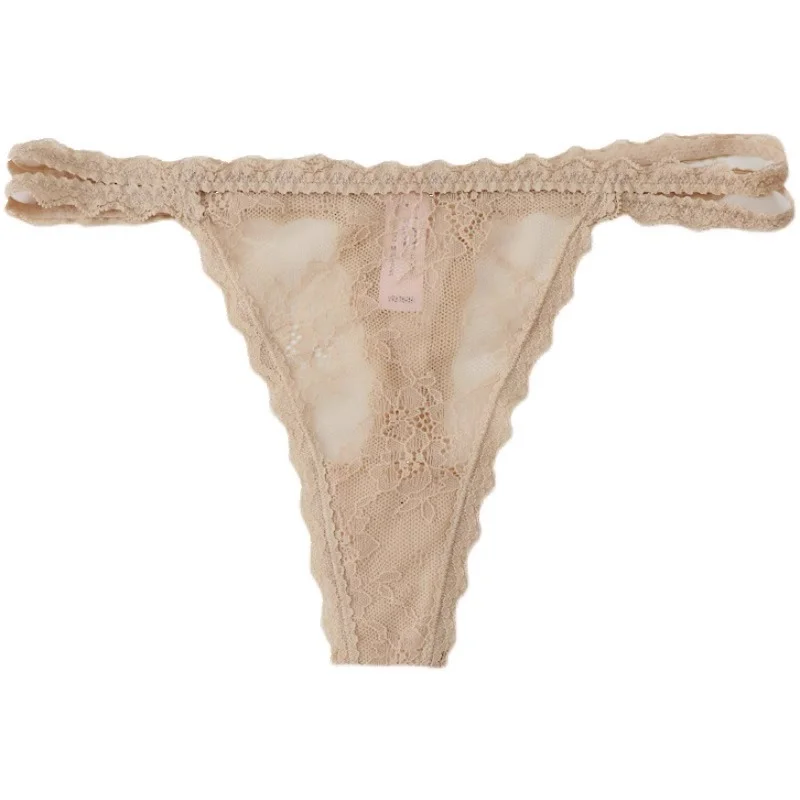 Uveng Uveng Lace Thongs Female Fine With Pure Desire To Hollow Low-Rise Hottie Seduction Shorts T-Pants
