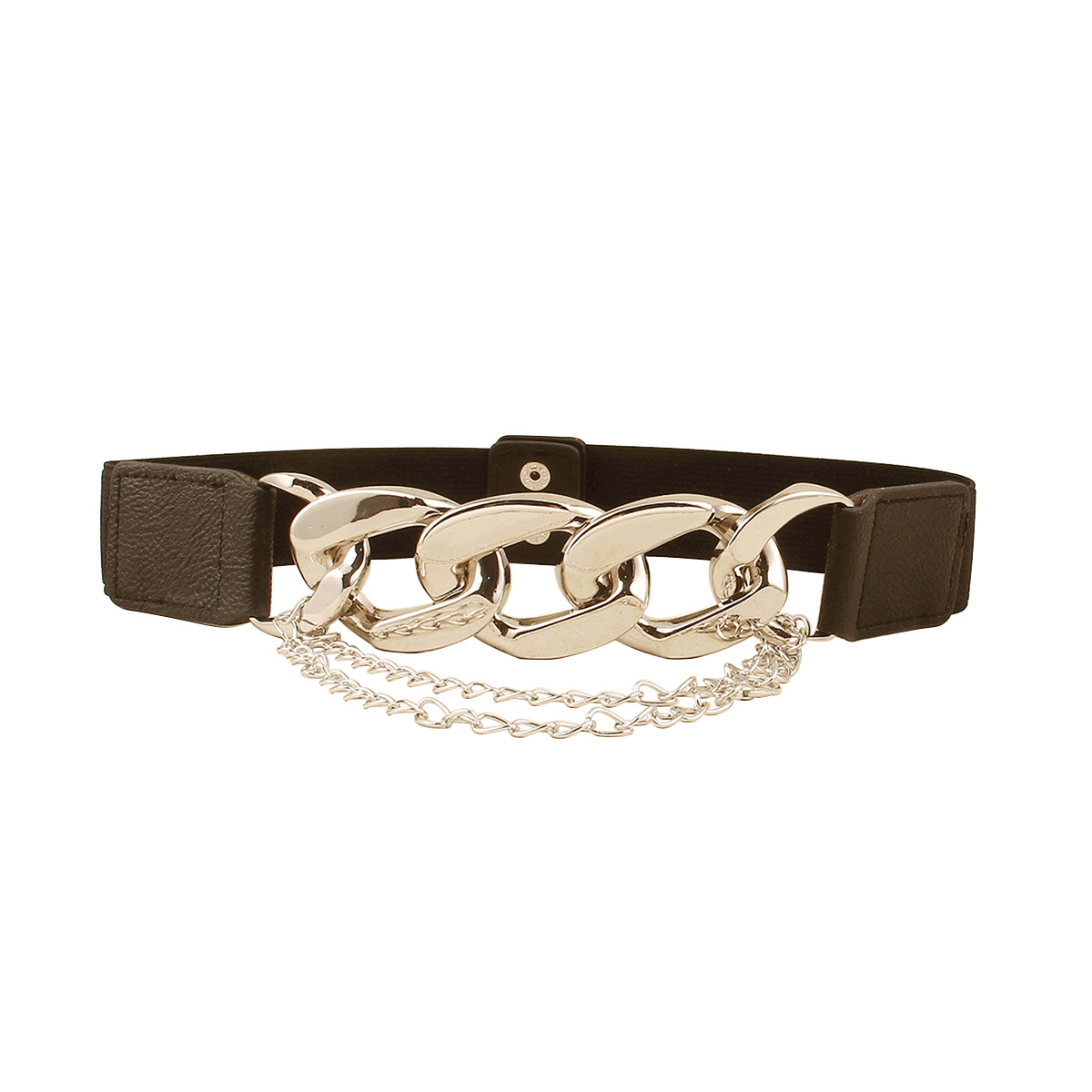 Metal chain decorative belt