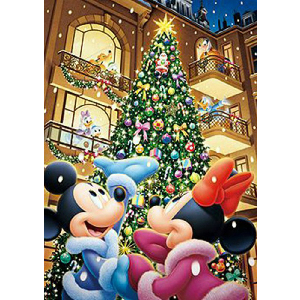 Disney Mickey And Minnie Mouse 40*50CM(Canvas) Full Square Drill Diamond Painting gbfke