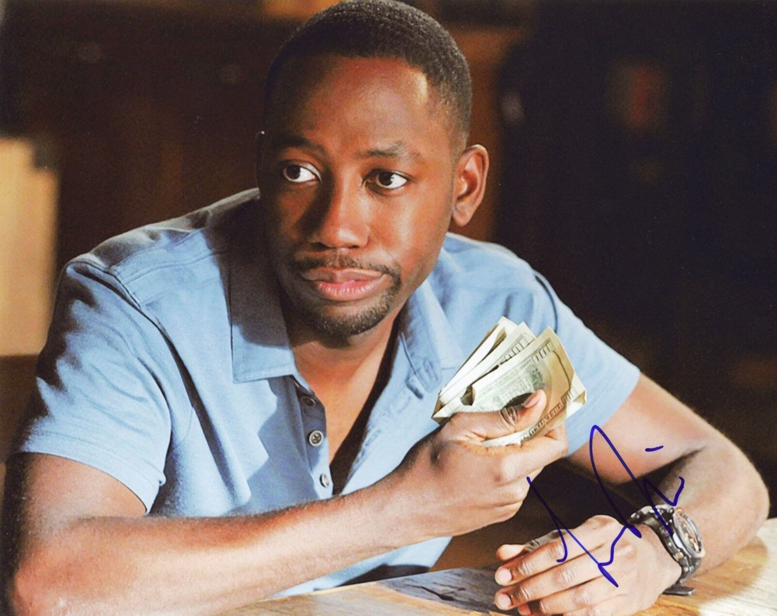 ~~ LAMORNE MORRIS Authentic Hand-Signed WINSTON - NEW GIRL