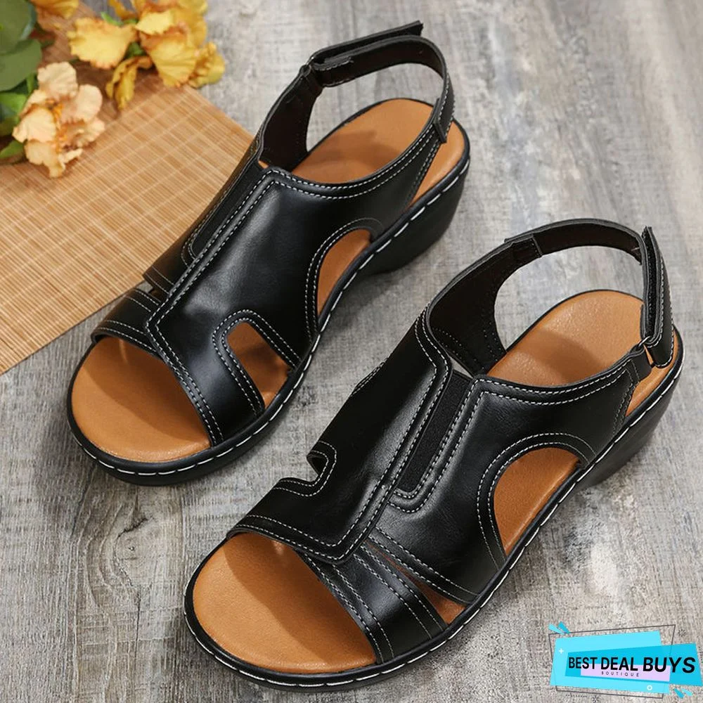 Stay Comfortable and Stylish this Summer with Chunky Heel Roman Sandals for Women