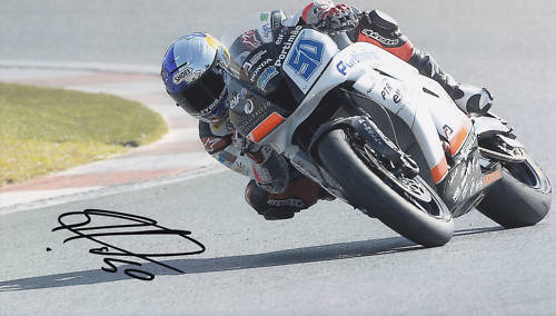 Hand Signed Eugene Laverty Photo Poster painting 2010 NEW.