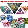 6PCS DIY Diamond Art Greeting Cards Horse Designs Congratulations Cards & Gifts