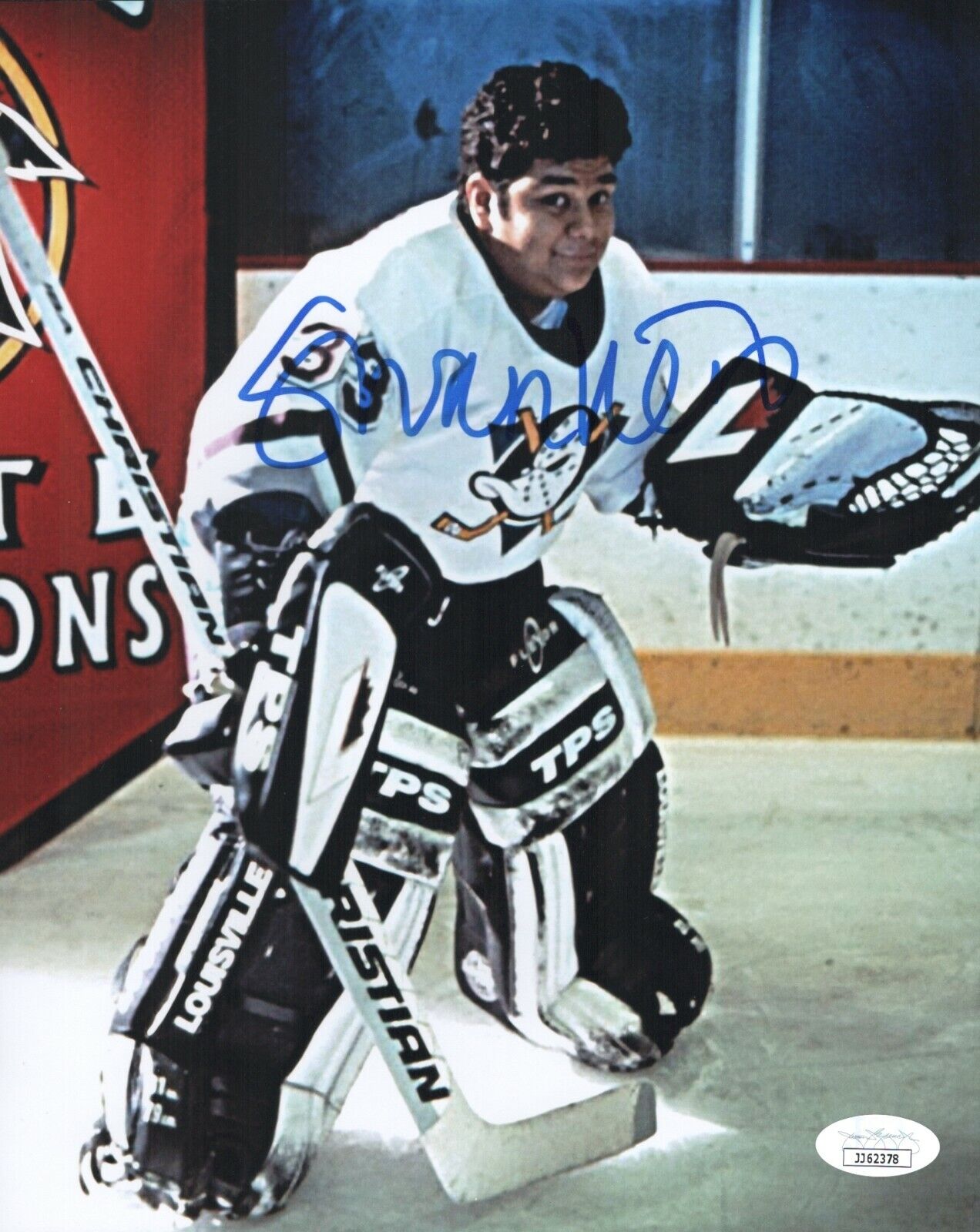 SHAUN WEISS Signed 8x10 Photo Poster painting Greg Goldberg The Mighty Ducks #33 COA JSA Cert