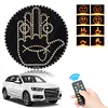 Hand Gesture Light with Remote LED Car Back Window Sign Car Finger Light for Car