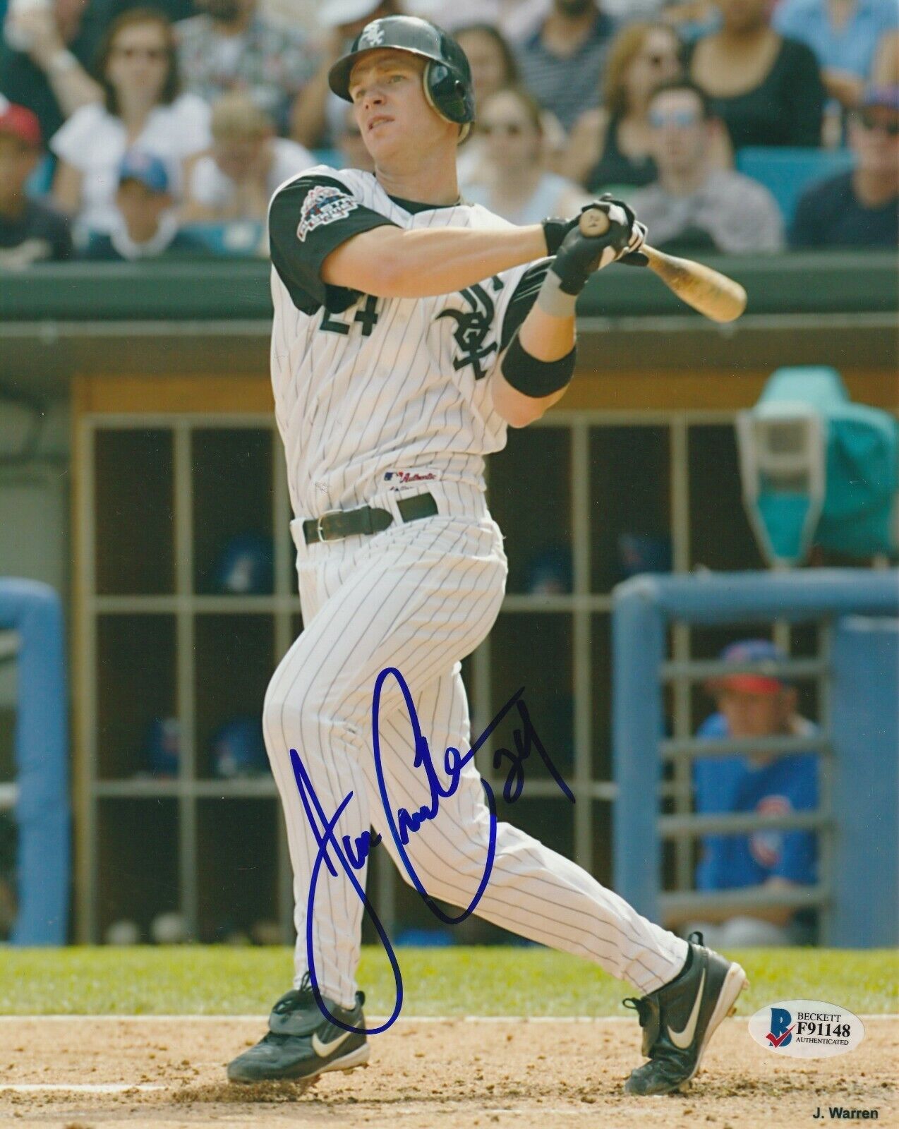 JOE CREDE Signed Chicago WHITE SOX 8X10 Photo Poster painting w/ Beckett COA