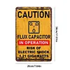 Caution Electric shock warning - Metal Tin Signs(8*12Inch/12*16Inch)