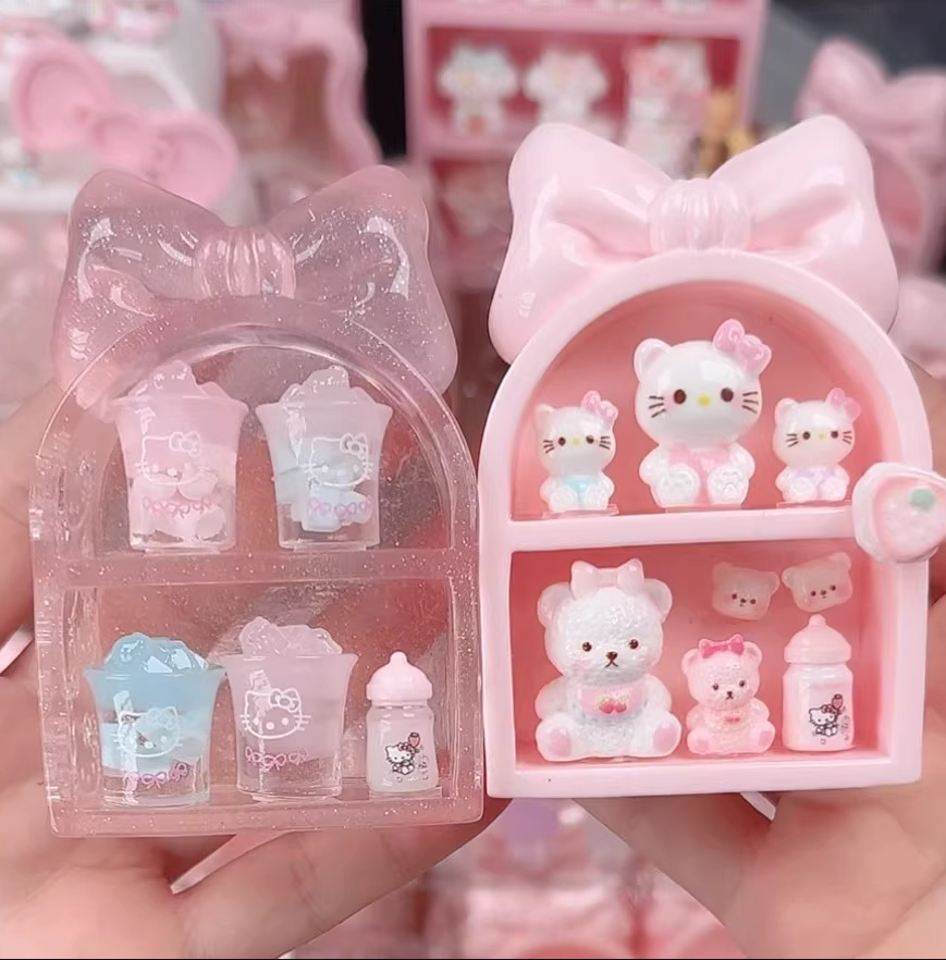 Pink Bow Shelf Charm