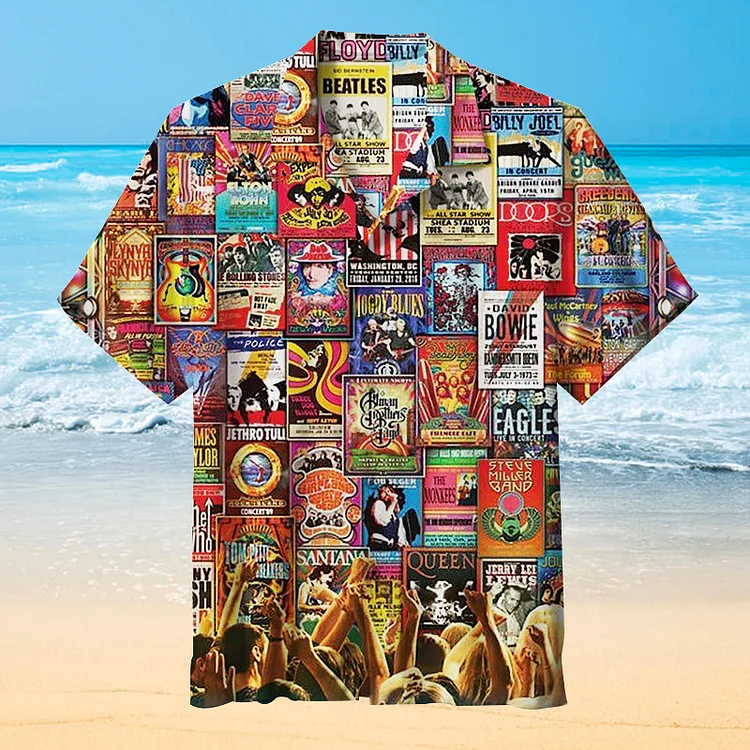 Vintage Concert | Unisex Hawaiian Shirt