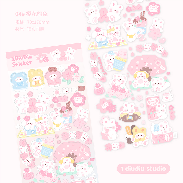 Cute Spring Series Stickers