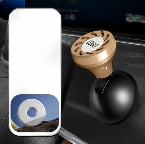 Car metal one-button start lever aromatherapy decorative cover