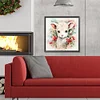 >SALE<5D DIY Full Round Drill Diamond Painting Christmas Sheep Home Decor 30x30cm