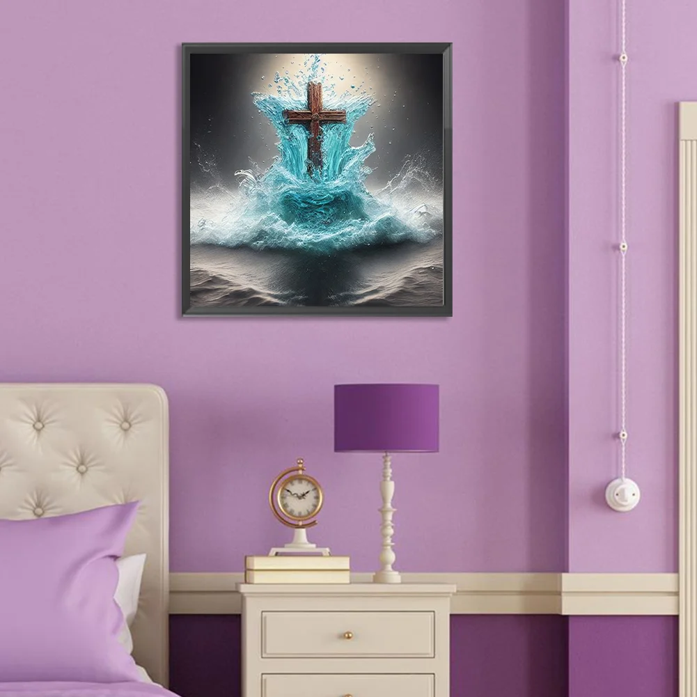Diamond Painting - Full Round Drill - Crucifix(Canvas|30*30cm)