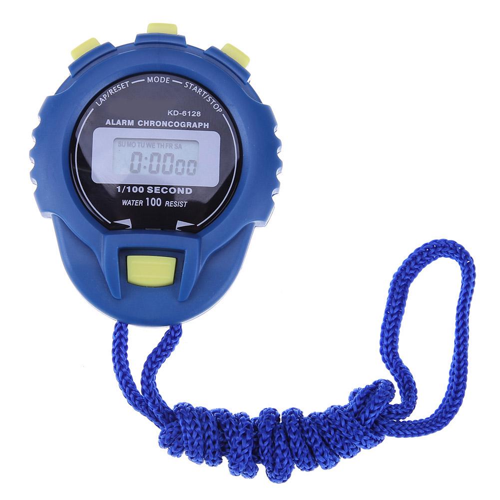 

LCD Chronograph Digital Timer Stopwatch Sport Counter Odometer Watch Alarm, 501 Original