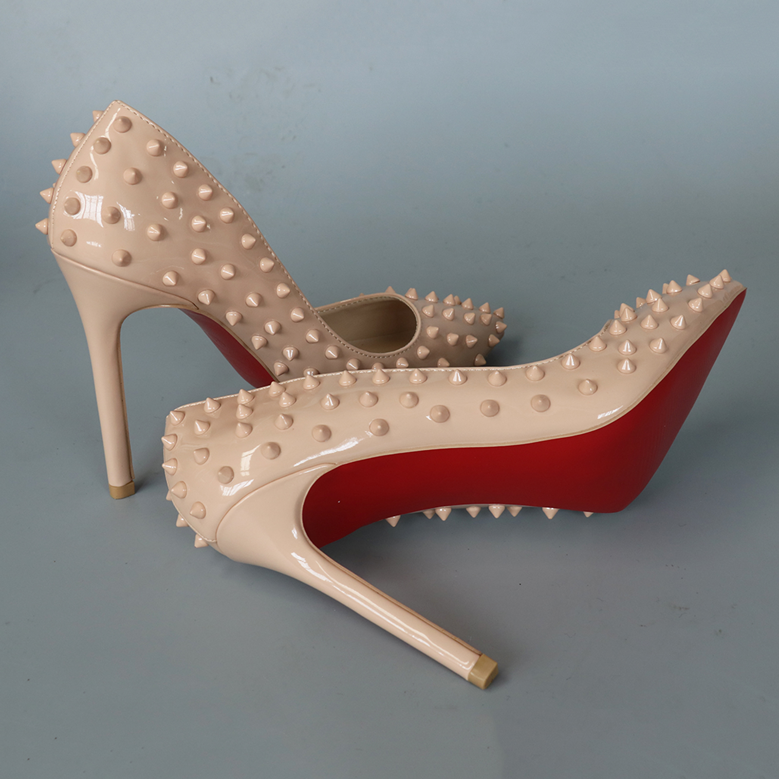 12cm Rivets Party Pumps-vocosishoes