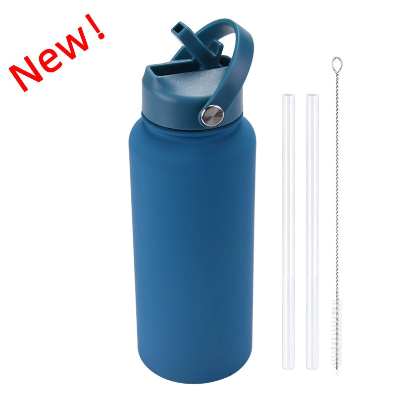 Casual Solid Color Stainless Steel Thermos Cup