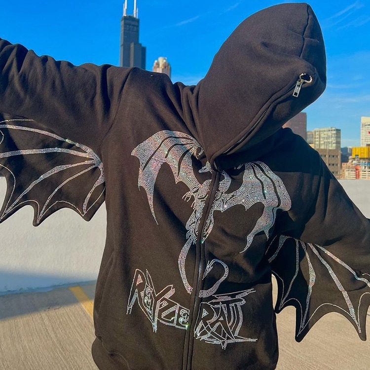 Art Dragon Wings Hoodie