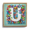 Butterfly Flower U 5D Partial Drill DIY Diamond Painting Kit 30*30cm