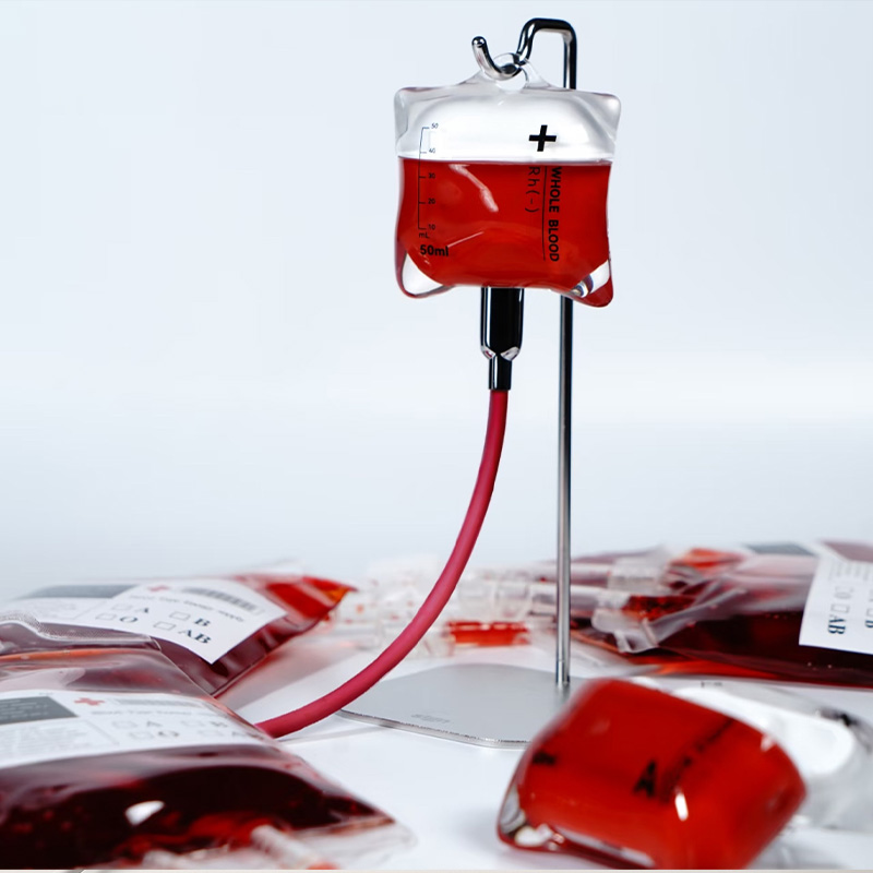 "Music Drip" Emergency Blood Bag AirPods Case