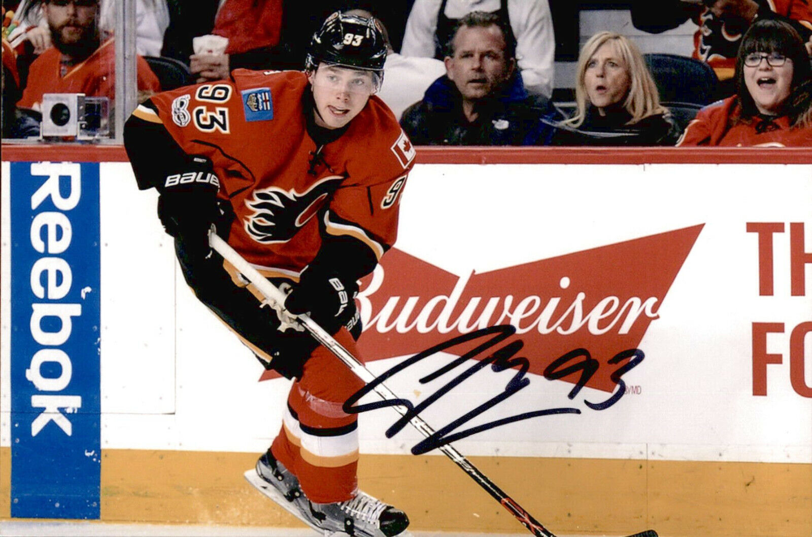 Sam Bennett SIGNED autographed 4x6 Photo Poster painting CALGARY FLAMES #4