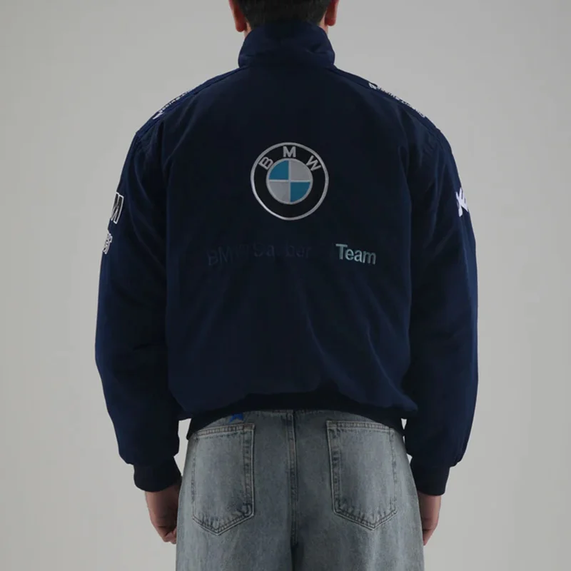 Unisex Racing Style Street Fashion Loose Racing Casual Print Jacket