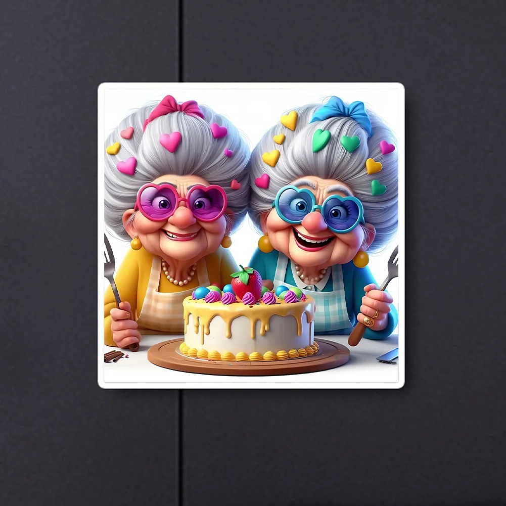 Diamond Painting - Full Round Drill - Grandma(Canvas|30*30cm)