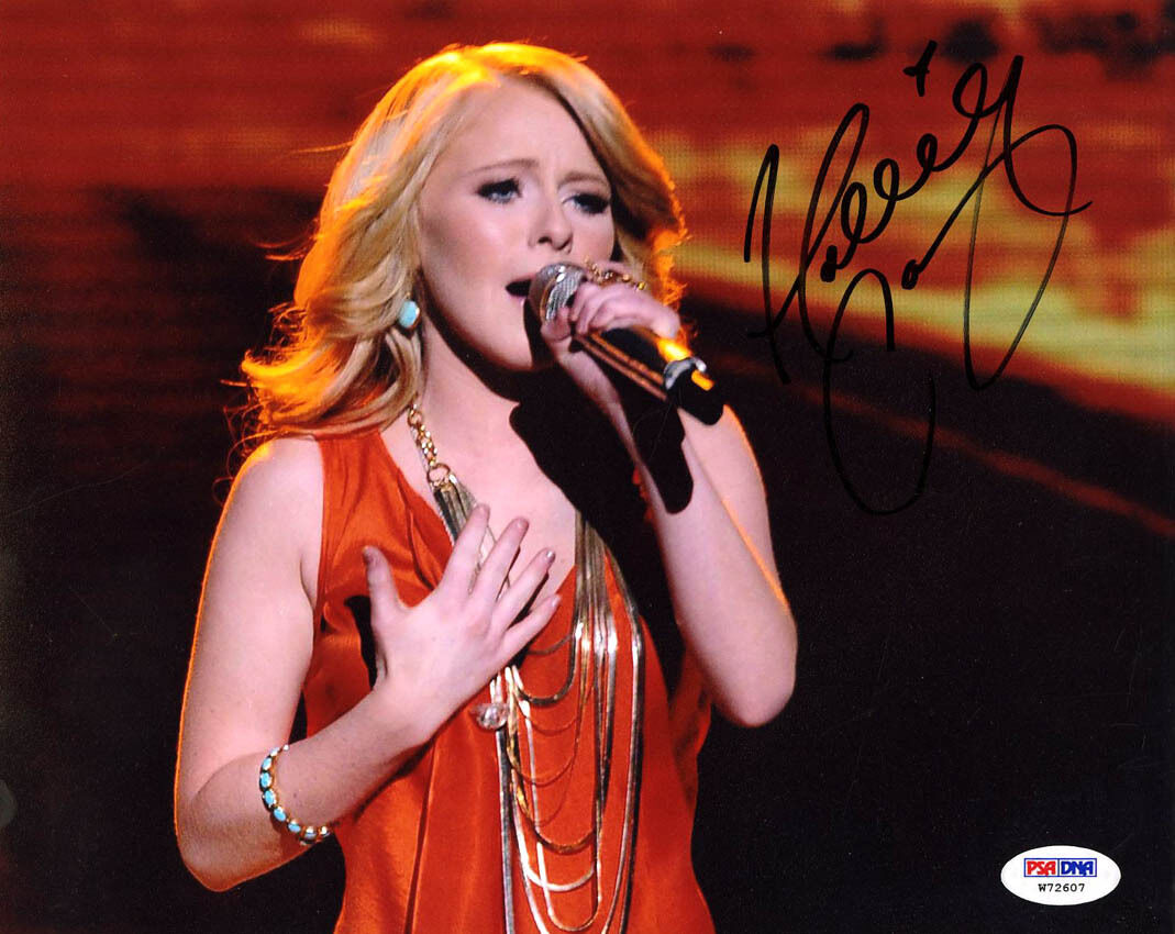 Hollie Cavanagh SIGNED 8x10 Photo Poster painting American Idol PSA/DNA AUTOGRAPHED