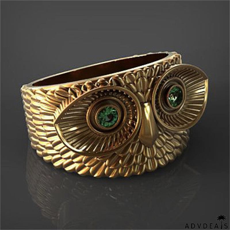 Vintage Accessories Amazing Prevailing Gold Owl Unisex Rings