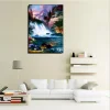Beautiful Waterfall Scenery  | Full Round Diamond Painting Kits