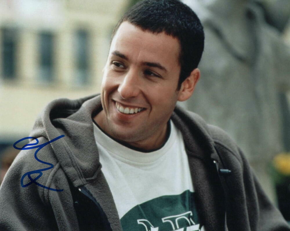 ADAM SANDLER SIGNED AUTOGRAPH 8X10 Photo Poster painting - BIG DADDY STAR, HAPPY GILMORE, RARE