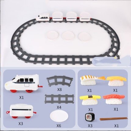 Rotating Sushi Train Electric Rotary Set