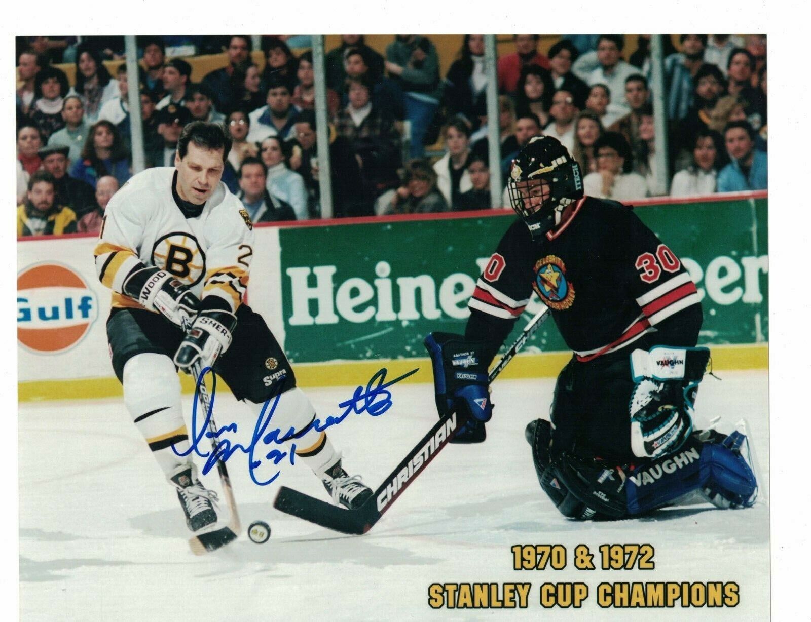 Don Marcotte Boston Bruins Signed 8 x 10