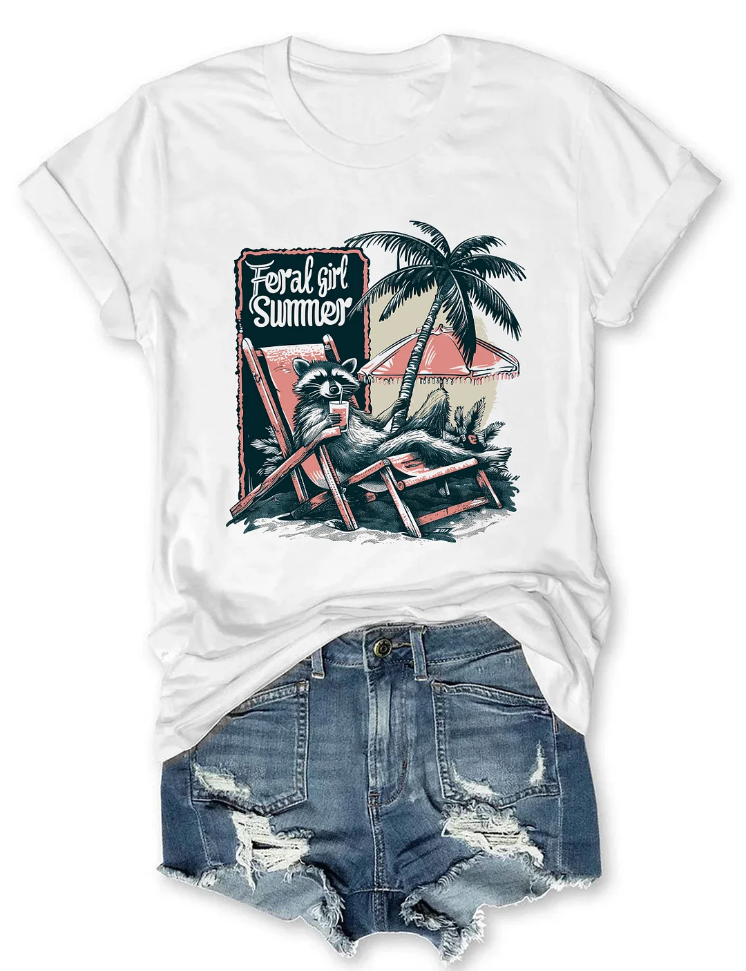 Feral Girl Summer T-shirt