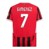 GIMENEZ #7 AC Milan Home Soccer Jersey 2024/25