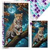 Leopard-Full Round Diamond Painting Kit(50x85cm)