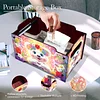 5D DIY Diamond Painting Art Decorative Storage Box Wood Storage Clutch (Bear)