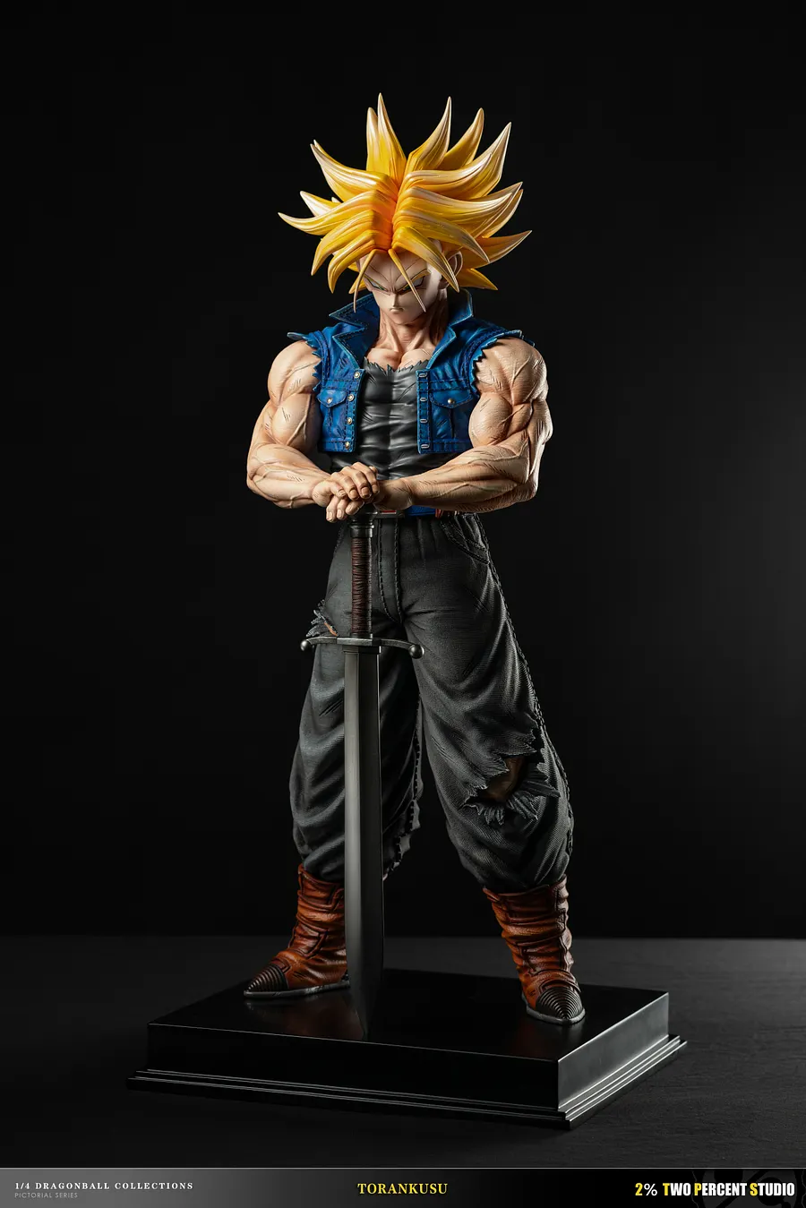 トイガン 2D Dragon Ball Trunks Model, 29cm PRE-ORDER 2% Studio - Dragon Ball Future Trunks 1/4 Statue(GK)