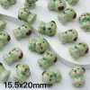 Lovely Hand Painting Dog Koala Ceramic Beads DIY Accessories