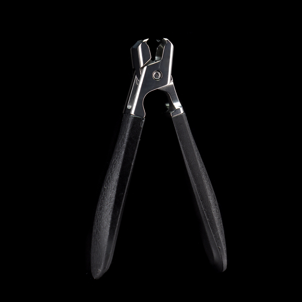 Nail Clipper With Black Leather Handle | NAC-01