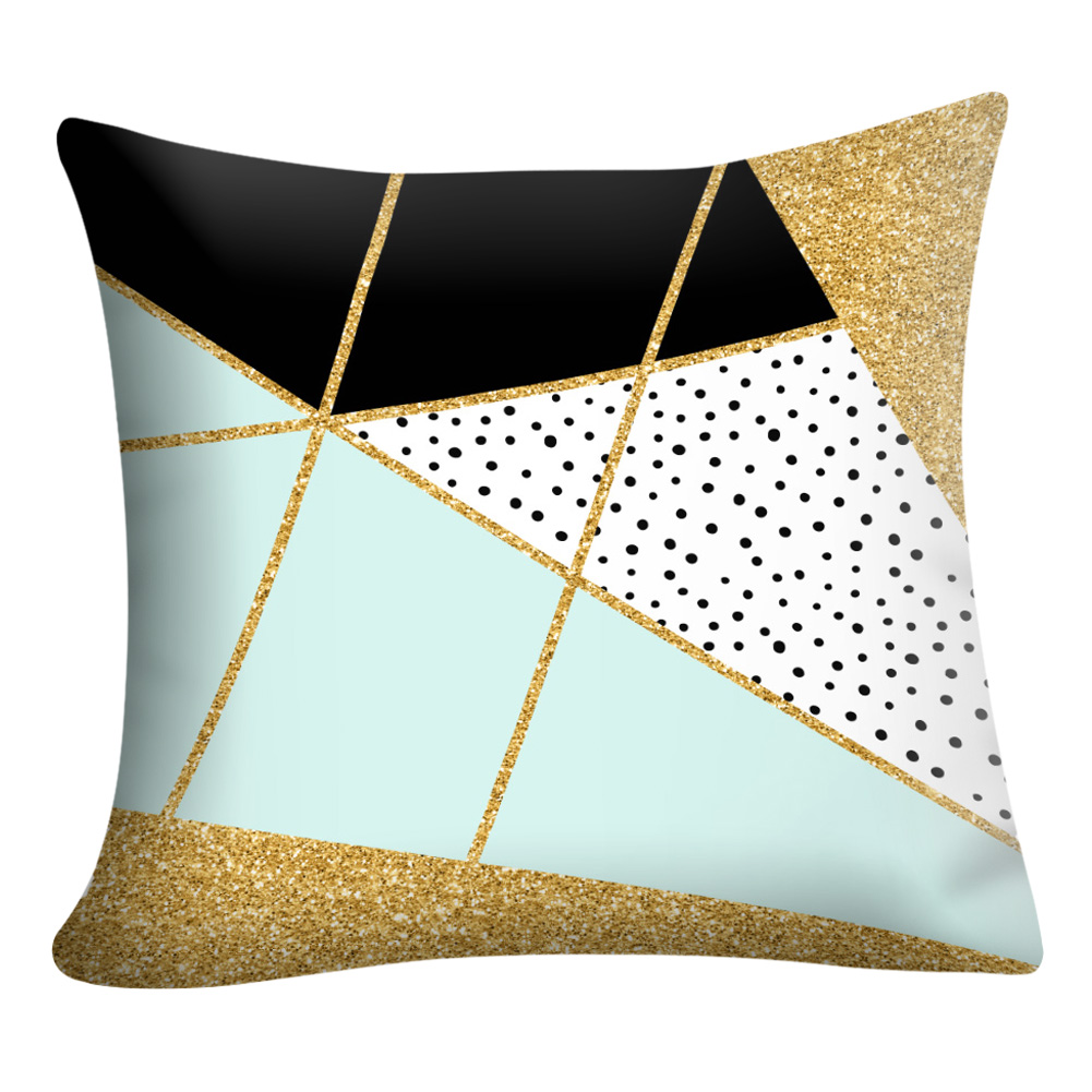 

Geometric Printed Pillowcase Home Car Decorative Sofa Cushion Cover (H, 501 Original