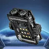 Dual LED Portable Keychain Light 600mAh USB Rechargeable Camping Pocket Lantern