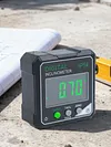 4-Side Digital Angle Finder Magnetic Level Box Electronic Cube Inclinometer Tool