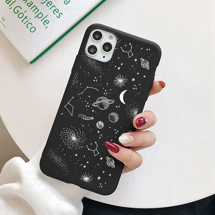 Stars Moon Astronaut Alien Case For Huawei P30 P20 Mate 20 Pro P40 Lite E P Smart 2021 2019 Y8P Y7P Y6 Y7 Y9 Prime Phone Cover