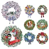 Christmas Wreath-Crystal Rhinestone Diamond Painting