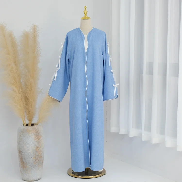 Bow Robe Dress Two-piece Set