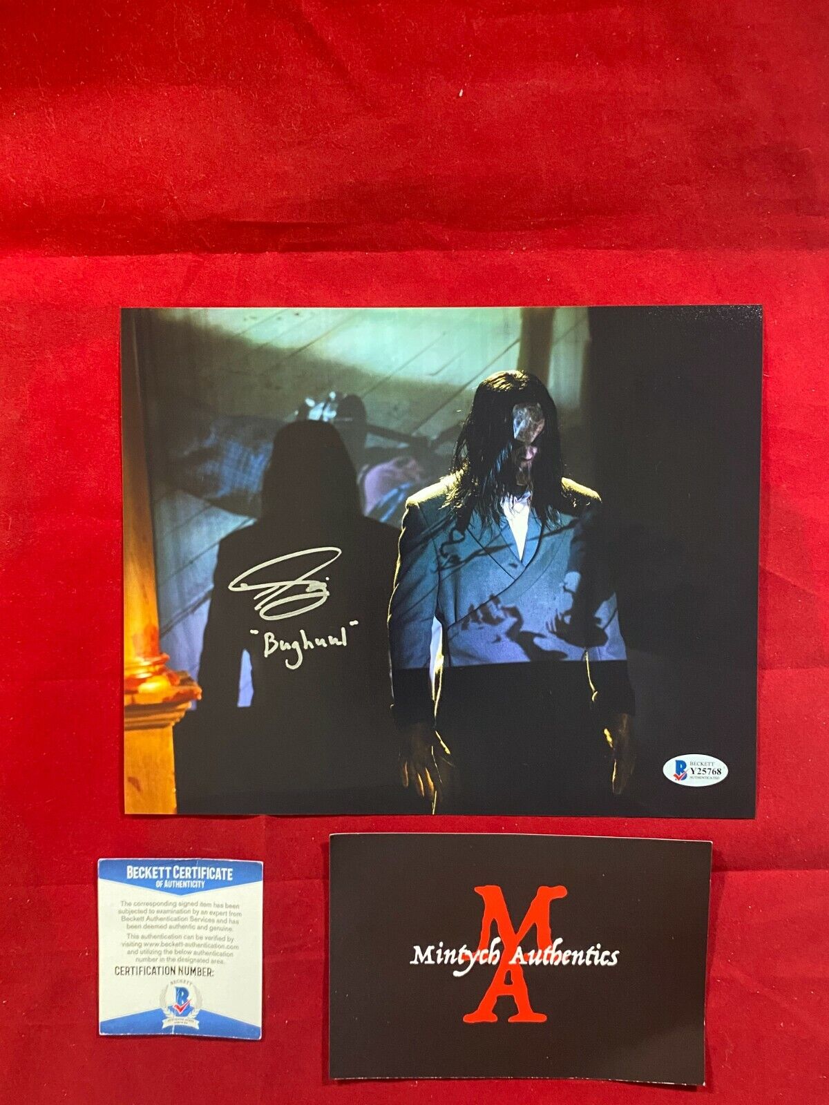 NICK KING BUGHUUL MR. BOOGIE SINISTER AUTOGRAPHED SIGNED 8x10 Photo Poster painting! BECKETT COA